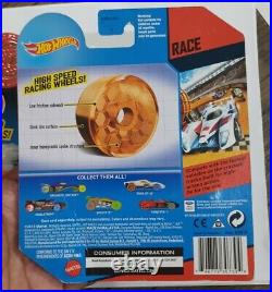 Hot Wheels 2014 High Speed Racing Wheels Ford Gt-40 & Ford Gtx-1 (set Of 2) Rare