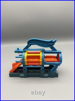 Hot Wheels 4 Track Set Bundle City Cobra, Mega Car Wash, Tire Shop, Turbo Jet