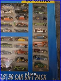 Hot Wheels 50 Car Gift Pack Diecast Track Builder Set 164 Multicolor