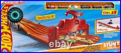 Hot Wheels 6-Lane Raceway Track Set with Lights Sounds 6 Cars 8ft Track US ONLY