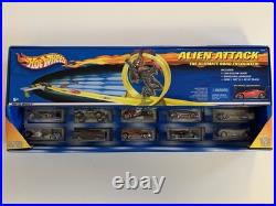 Hot Wheels Alien Attack Set Includes 10 Cars + 1 Hot Wheels Car 2002 New