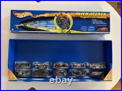 Hot Wheels Alien Attack Set Includes 10 Cars + 1 Hot Wheels Car 2002 New