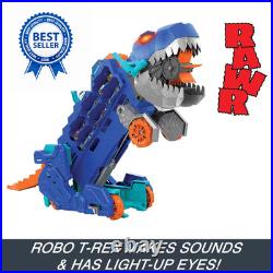 Hot Wheels City Toy Car Track Set, Ultimate T-Rex 164 Scale, Multicolor