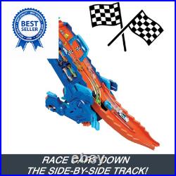 Hot Wheels City Toy Car Track Set, Ultimate T-Rex 164 Scale, Multicolor