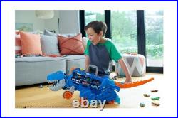 Hot Wheels City Toy Car Track Set, Ultimate T-Rex Transforms into Stomping Dino