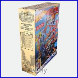 Hot Wheels City Ultimate Garage Track Set Wt 2 Die-Cast Cars & Car-Eating Dragon