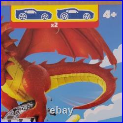 Hot Wheels City Ultimate Garage Track Set Wt 2 Die-Cast Cars & Car-Eating Dragon