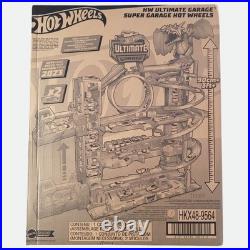 Hot Wheels City Ultimate Garage Track Set Wt 2 Die-Cast Cars & Car-Eating Dragon