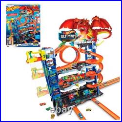 Hot Wheels City Ultimate Garage Track Set with 2 Die-Cast Toy Cars &