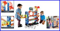 Hot Wheels City Ultimate Garage Track Set with Dragon Battle & 50+ Car Storage