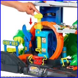 Hot Wheels City Ultimate T-Rex Garage Trackset New Toy Toy Car