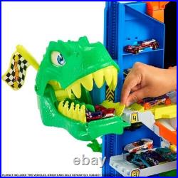 Hot Wheels City Ultimate T-Rex Garage Trackset New Toy Toy Car