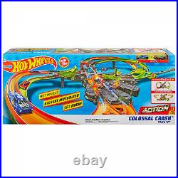 Hot Wheels Colossal Crash Track Set Builder Playset Race Toys For Kids and Boys