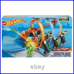 Hot Wheels Corkscrew Crash Track Set Hot Wheels Corkscrew Crash Track Set
