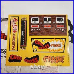 Hot Wheels Criss Cross Crash Track Set 1978 Complete with Cars Flat Out 442 Torino