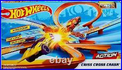 Hot Wheels Criss Cross Crash Track Set Racing Car Toy Boys Kids Son Holiday Gift