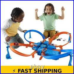 Hot Wheels Criss-Cross Crash Track Set with 164 Car