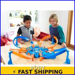 Hot Wheels Criss-Cross Crash Track Set with 164 Car