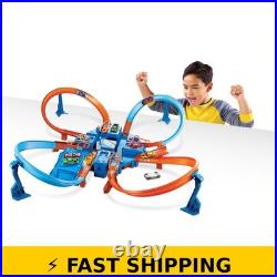 Hot Wheels Criss-Cross Crash Track Set with 164 Car