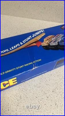 Hot Wheels G-Force Stunt Race Track Set 1988 Iroc & 4 Monster Trucks NOS SEALED
