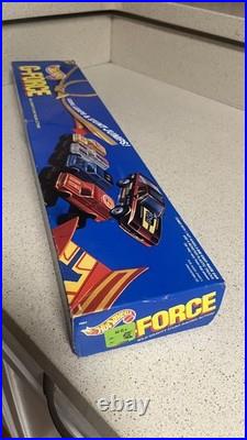 Hot Wheels G-Force Stunt Race Track Set 1988 Iroc & 4 Monster Trucks NOS SEALED