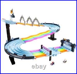 Hot Wheels GXX41-MARIO Kart Rainbow Road Track Set OPEN BOX NEVER USED