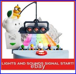 Hot Wheels GXX41-MARIO Kart Rainbow Road Track Set OPEN BOX NEVER USED