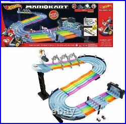 Hot Wheels GXX41-Mario Kart Rainbow Road Track Set BOX DISTRESSED