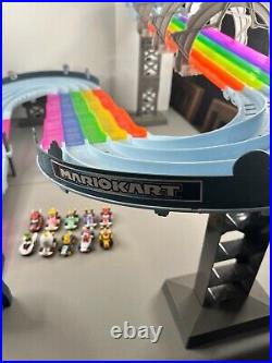 Hot Wheels GXX41-Mario Kart Rainbow Road Track Set Complete With 10 Racers