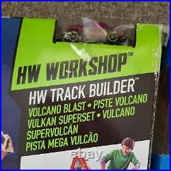 Hot Wheels HUGE LOT! Volcano Blast Track Builder Set Mega Loop HW Race Shifters