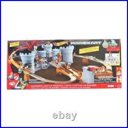 Hot Wheels Mario Kart Bowser's Castle Track Set Damaged Box UNRELEASED IN HAND
