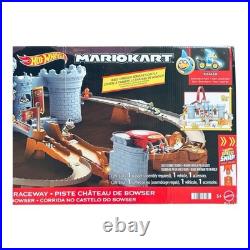 Hot Wheels Mario Kart Bowser's Castle Track Set Damaged Box UNRELEASED IN HAND