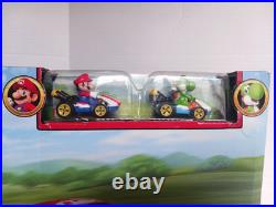 Hot Wheels Mario Kart Circuit Deluxe Track Set Die-Cast Yoshi NIB