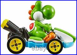 Hot Wheels Mario Kart Circuit Track Set (1 Mario Car, 1 Yoshi Car) GCP27 NEW