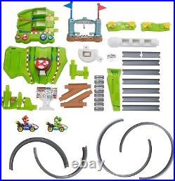 Hot Wheels Mario Kart Circuit Track Set GCP27 With 2 Mini cars Mattel Japan F/S