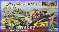 Hot Wheels Mario Kart Circuit Track Set GCP27 With 2 Mini cars Mattel Japan F/S