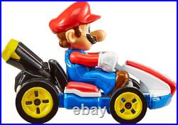 Hot Wheels Mario Kart Circuit Track Set Yoshi Mario Cart Race Cars Toy Boys New