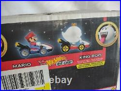 Hot Wheels Mario Kart Rainbow Road Boo Raceway Race Track Set Brand New IN HAND