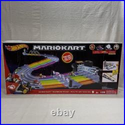 Hot Wheels Mario Kart Rainbow Road Lights & Sounds Race Track Set New Open Box Hot Wheels Mario Kart Rainbow Road Lights & Sounds Race Track Set New Open Box