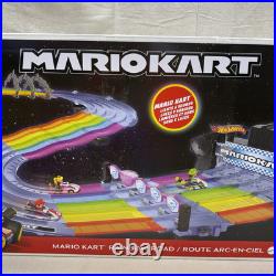 Hot Wheels Mario Kart Rainbow Road Lights & Sounds Race Track Set New Open Box Hot Wheels Mario Kart Rainbow Road Lights & Sounds Race Track Set New Open Box