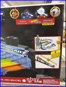 Hot Wheels Mario Kart Rainbow Road Race Track Set Lights & Sounds Brand New Hot Wheels Mario Kart Rainbow Road Race Track Set Lights & Sounds Brand New