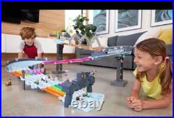 Hot Wheels Mario Kart Rainbow Road Race Track Set Lights & Sounds Brand New