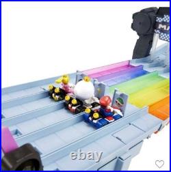 Hot Wheels Mario Kart Rainbow Road Race Track Set Lights & Sounds Brand New