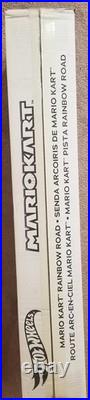 Hot Wheels Mario Kart Rainbow Road Race Track Set Lights & Sounds Brand New