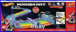 Hot Wheels Mario Kart Rainbow Road Raceway Race Track Set