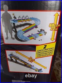 Hot Wheels Mario Kart Rainbow Road Raceway Race Track Set BRAND NEW & IN HAND