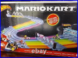 Hot Wheels Mario Kart Rainbow Road Raceway Race Track Set BRAND NEW & IN HAND