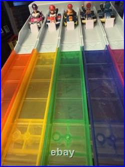 Hot Wheels Mario Kart Rainbow Road Raceway Track Set + 5 Cars, Tested Works