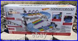 Hot Wheels Mario Kart Rainbow Road Raceway Track Set Complete New Sealed