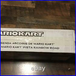 Hot Wheels Mario Kart Rainbow Road Raceway Track Set IN HAND